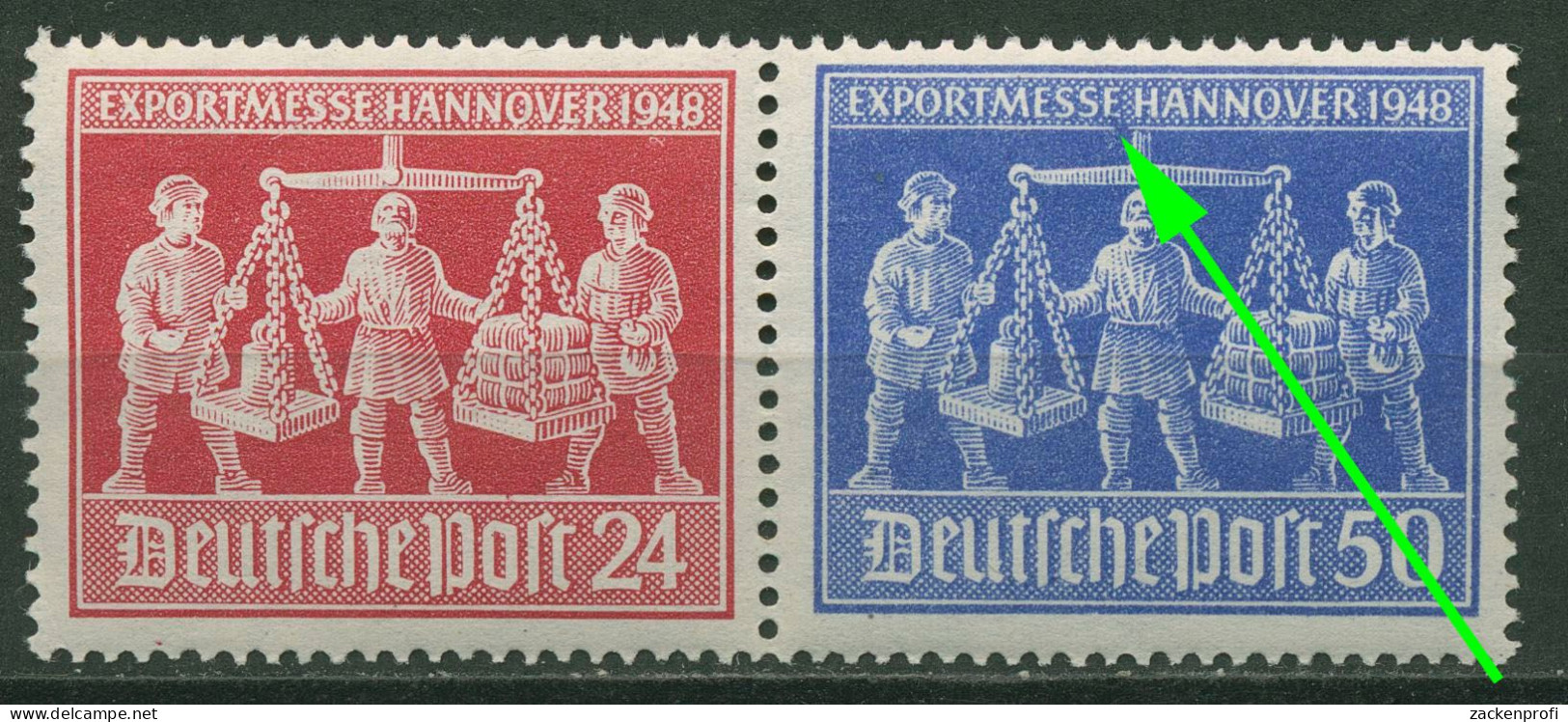 All. Besetzung 1948 Messe Hannover Plattenfehler W Zd 1 Mit 970 I Postfrisch - Mint