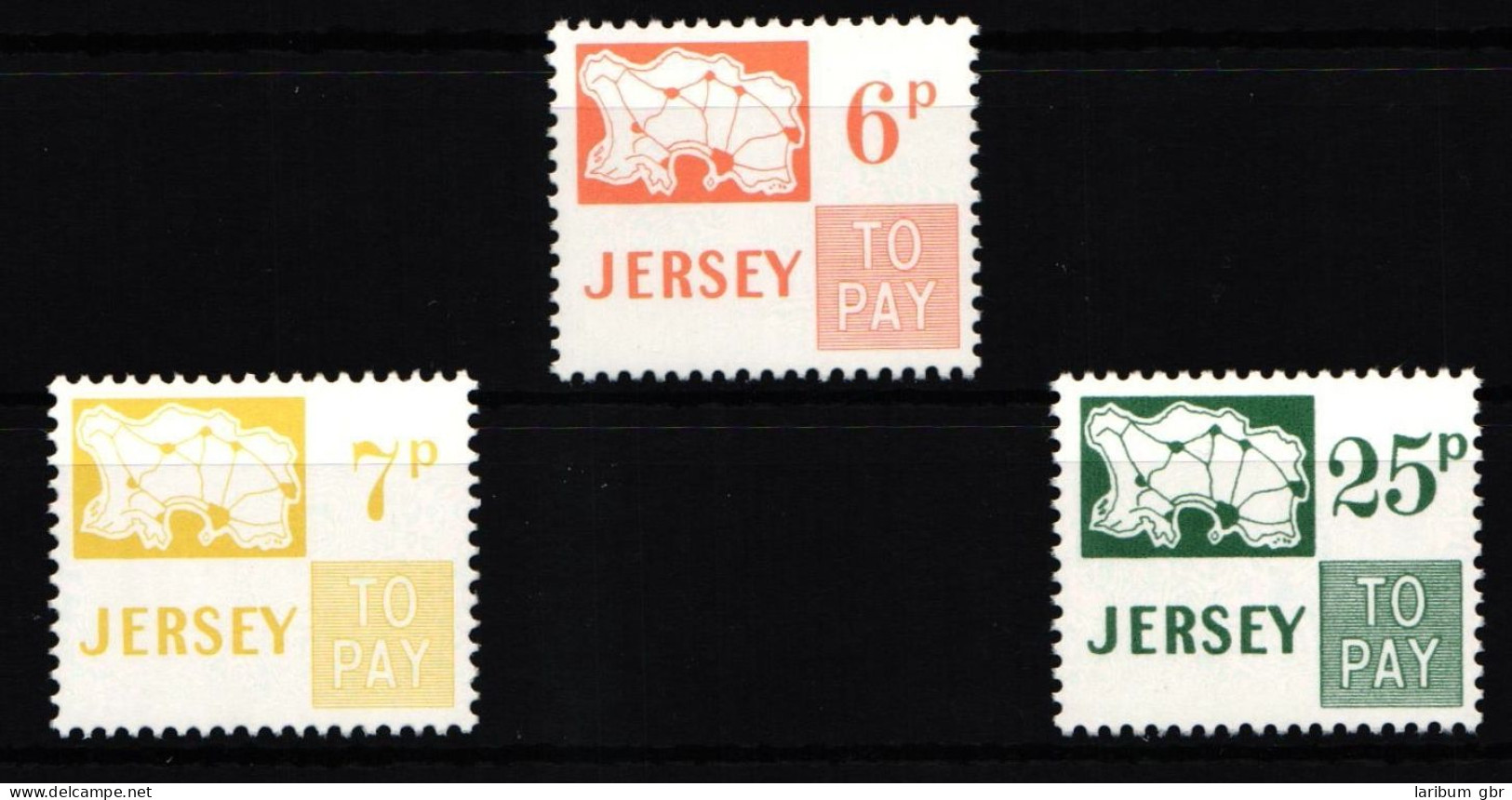 Großbritannien Jersey Portomarken 15-17 Postfrisch #KG572 - Jersey