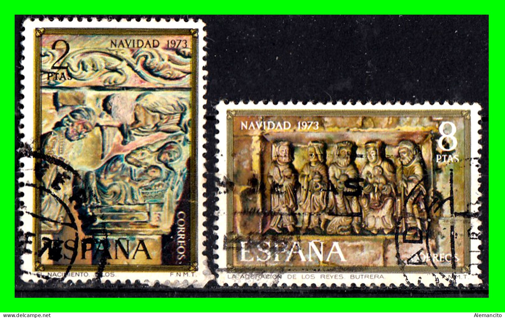 ESPAÑA.-  SELLOS AÑOS 1973 -. NAVIDAD -. SERIE .- - Used Stamps