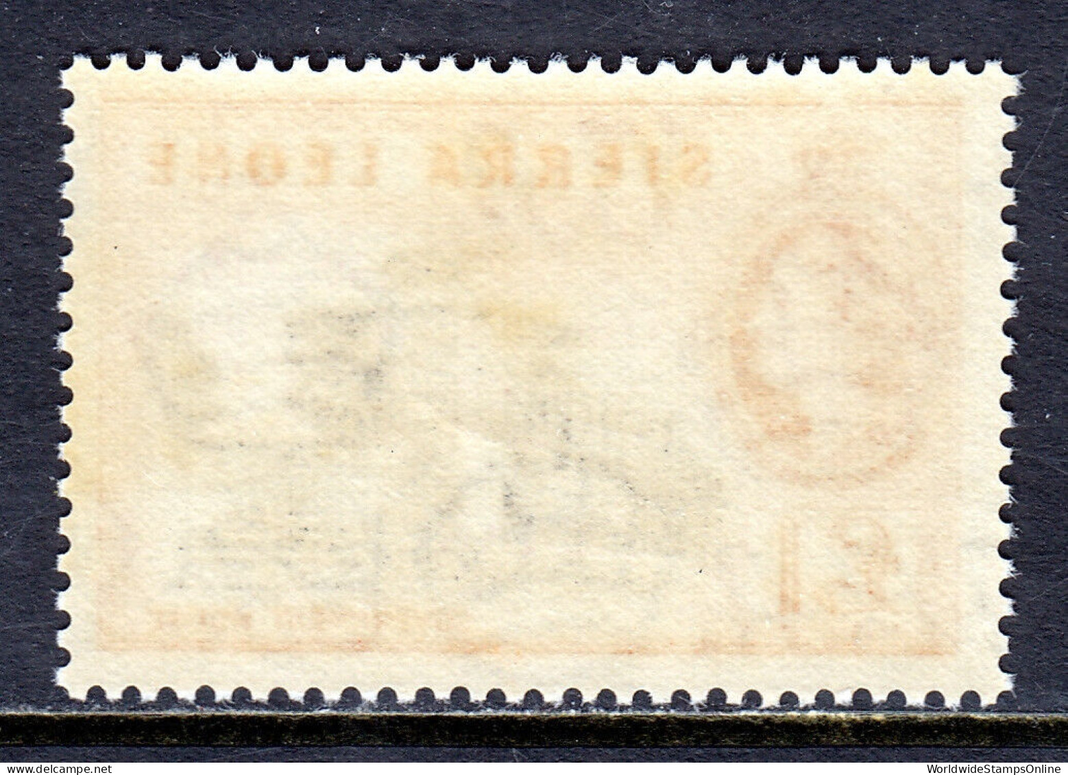 SIERRA LEONE — SCOTT C13 — 1963 £1 OLDEST STAMP AIRMAIL OVPT. — MNH — SCV $30 - Sierra Leone (1961-...)