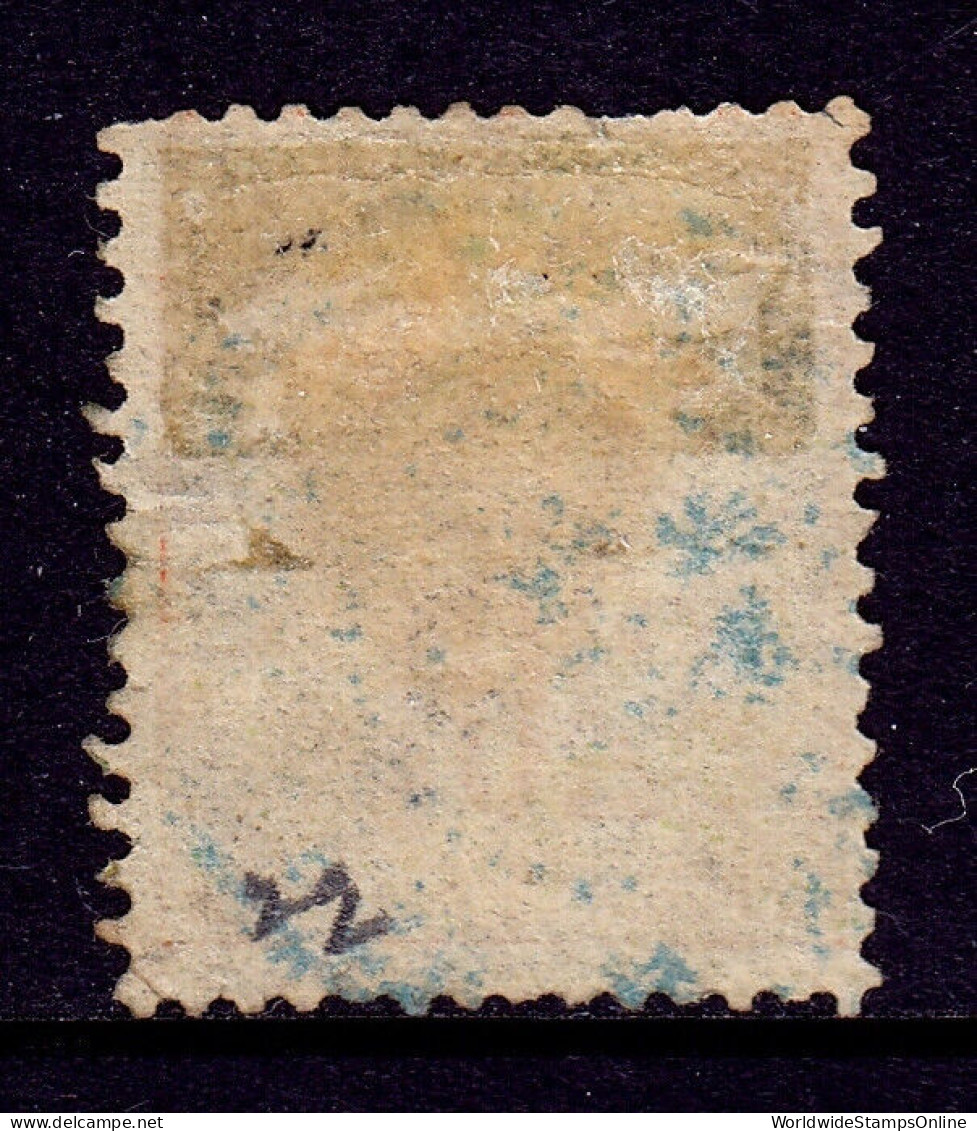 SENEGAL — SCOTT 22 — 1887 15c ON 20c SURCHARGE TYPE O — USED — SCV $110 - Gebraucht