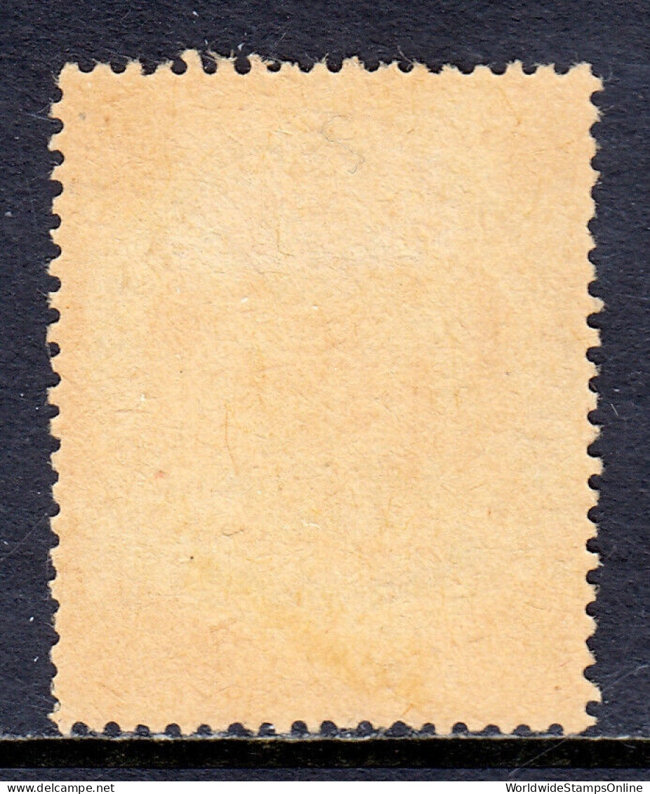 RHODESIA — SCOTT 35 — 1896 2/6- BROWN & VIOLET ON YELLOW ARMS — USED — SCV $65 - Noord-Rhodesië (...-1963)