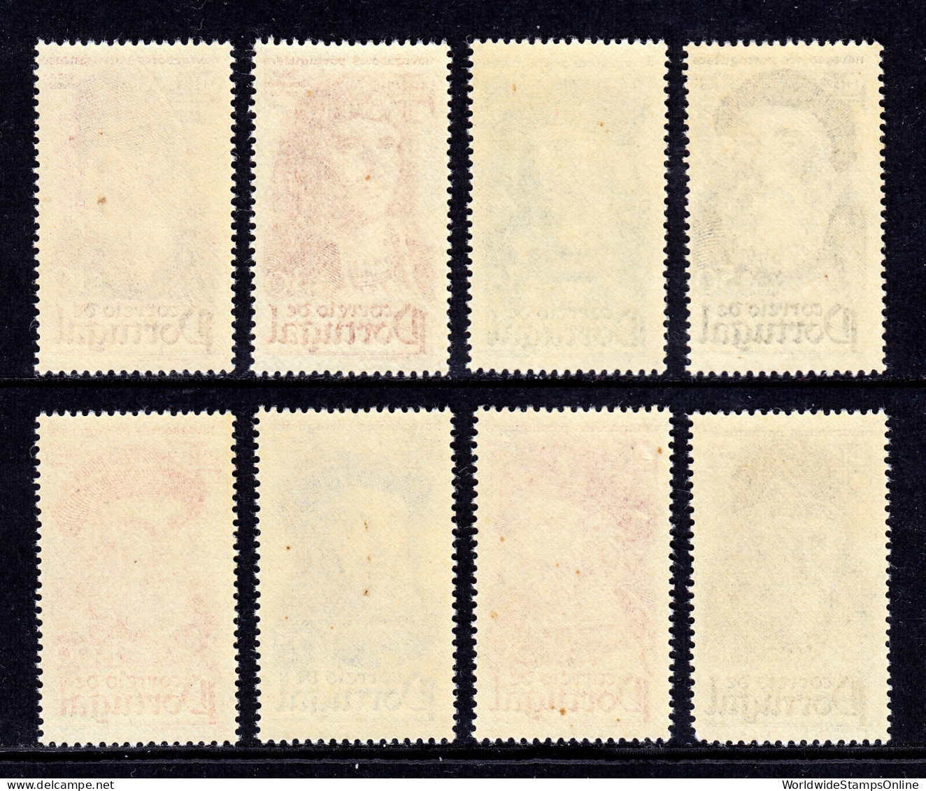 PORTUGAL — SCOTT 642-649 — 1945 NAVIGATORS SET — MNH — SCV $32 - Unused Stamps