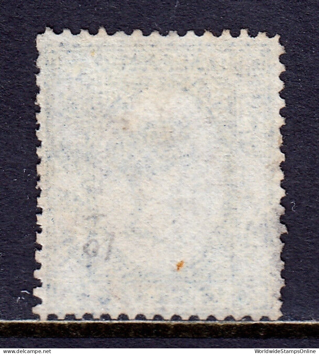 LABUAN — SCOTT 4 (SG 4) — 1879 16¢ BLUE QV ISSUE, WMK. 46 — USED — SCV $200 - Borneo Del Nord (...-1963)