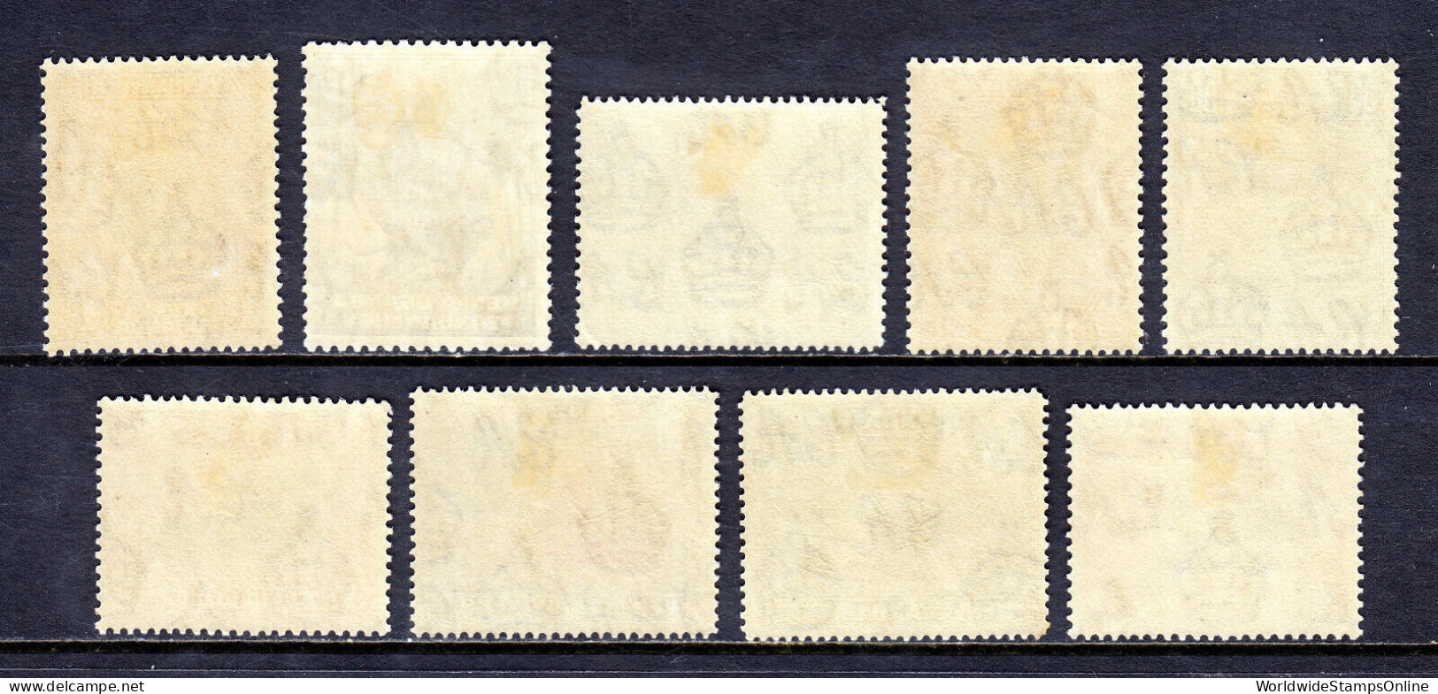 KUT — SCOTT 46/54 — 1935 KGV PICTORIALS — MH — SCV $44 - Kenya, Uganda & Tanganyika