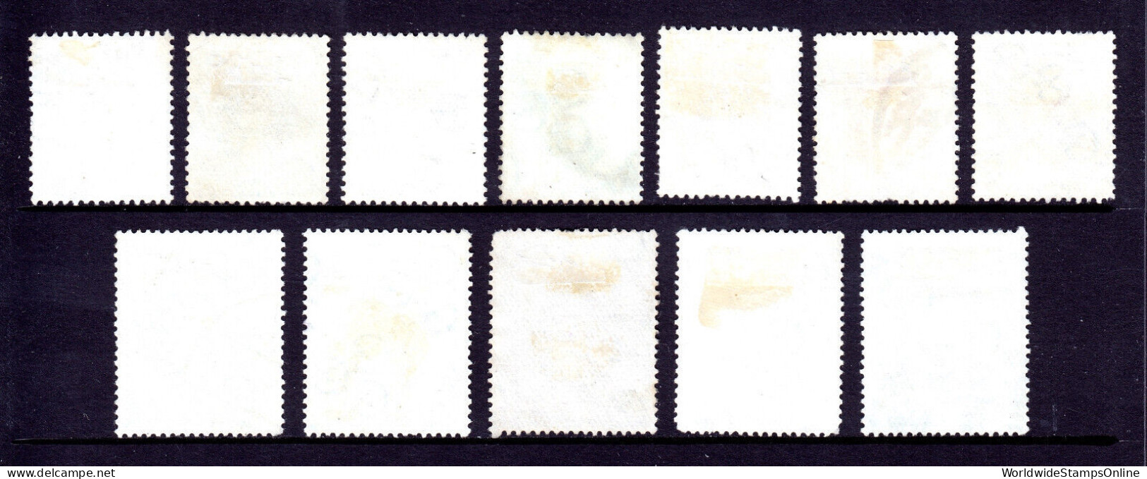 EGYPT — SCOTT 92-103 — 1923-24 KING FUAD SET — USED — SCV $32 - Used Stamps