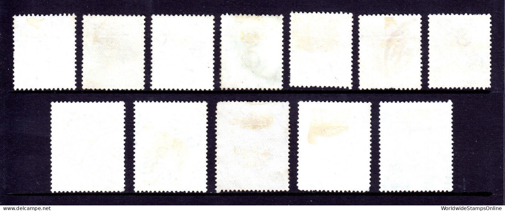 EGYPT — SCOTT 92-103 — 1923-24 KING FUAD SET — USED — SCV $32 - Oblitérés