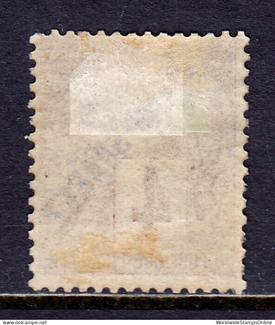 DIEGO-SUAREZ — SCOTT 14 — 1892 2c BROWN ON BUFF — MH — SCV $32 - Unused Stamps