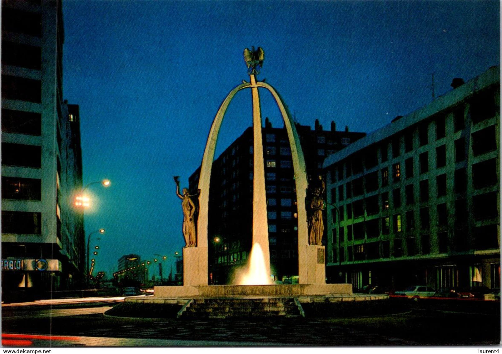 2-4-2024 (4 Y 42) Spain (posted) Burgos  (at Night) - Burgos