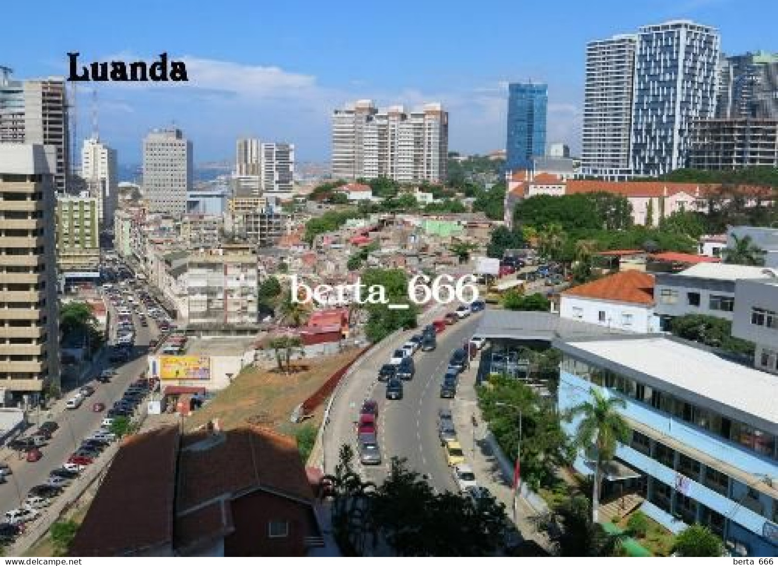 Angola Luanda Overview New Postcard - Angola