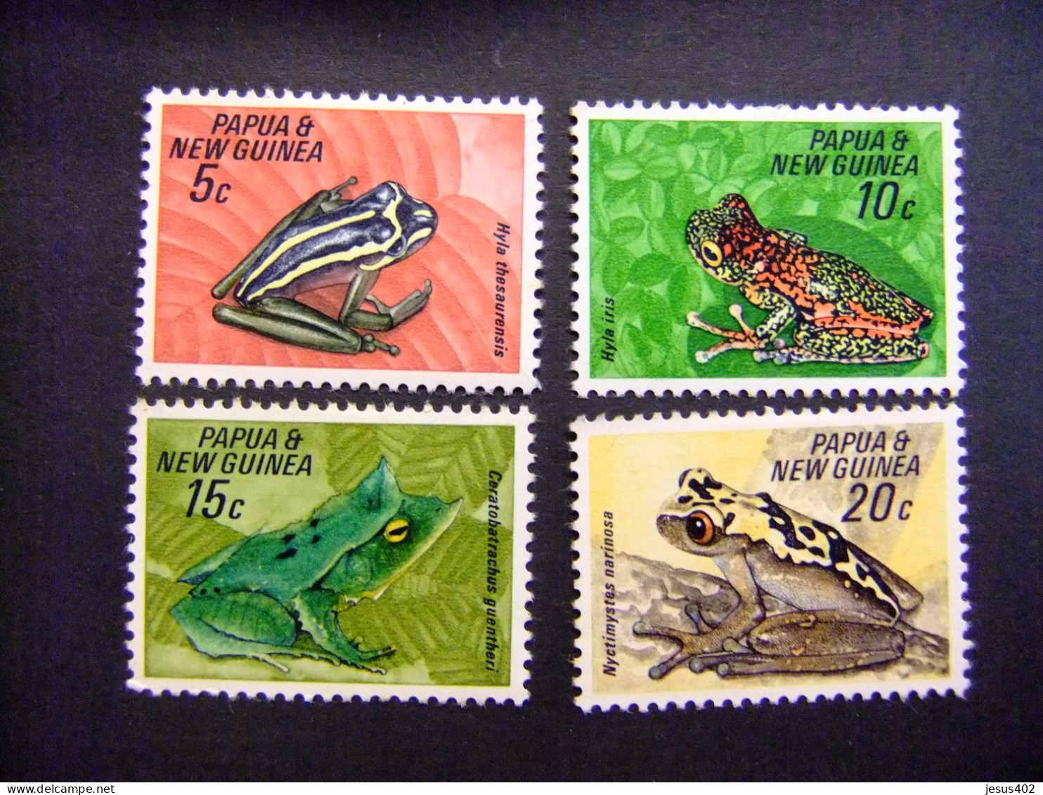 52 PAPUA NEW GUINEA / NUEVA GUINEA 1968 / FAUNA BATRACIOS / YVERT 130 / 133 MNH - Ranas