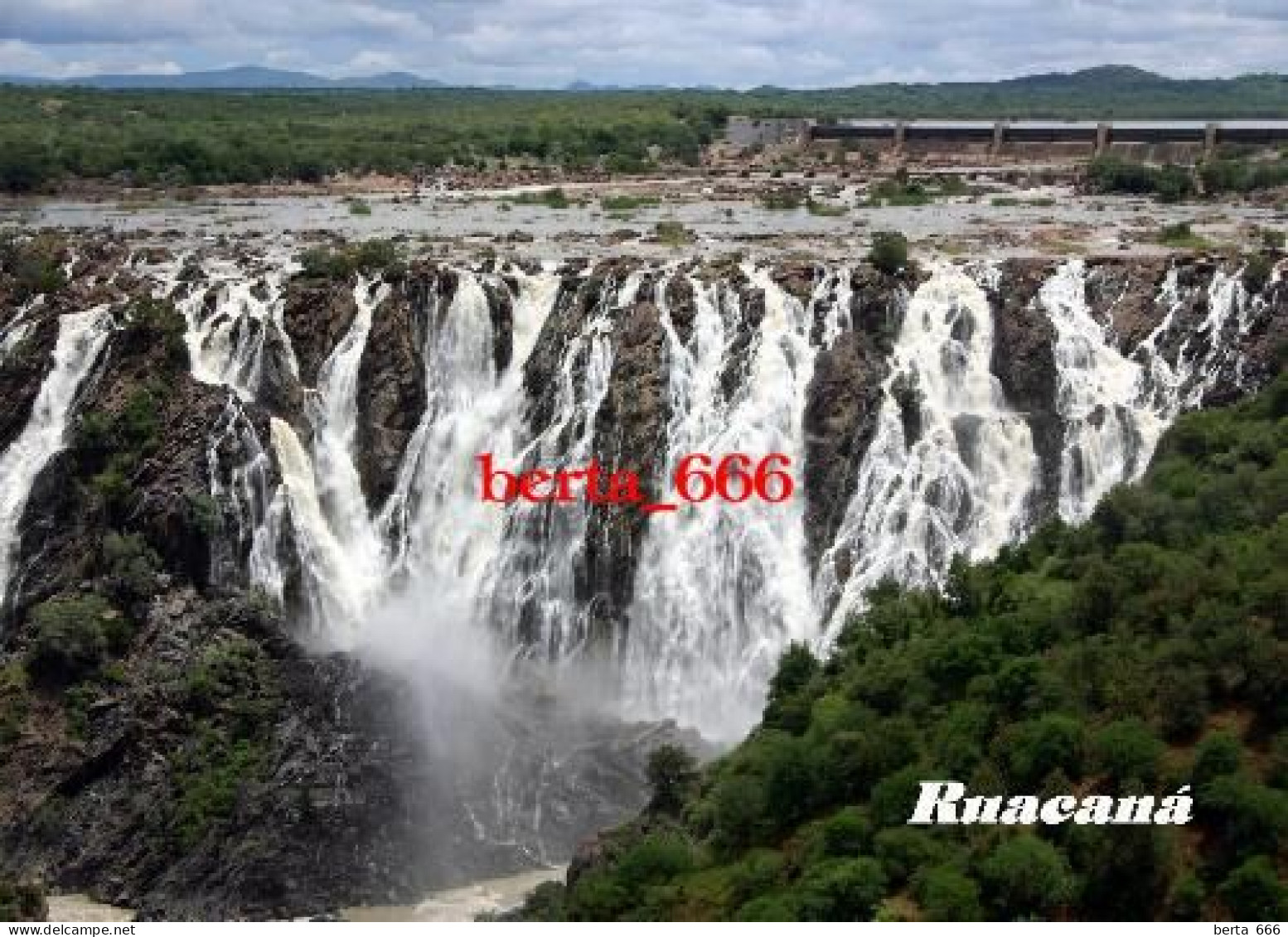 Angola Malange Ruacana Falls New Postcard - Angola