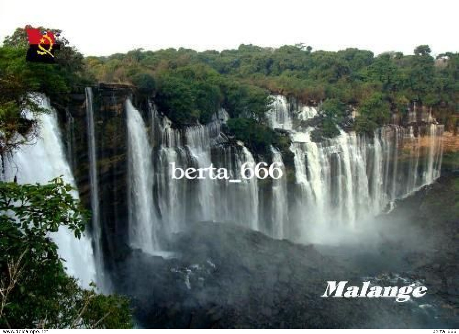 Angola Malange Kalandula Waterfalls New Postcard - Angola