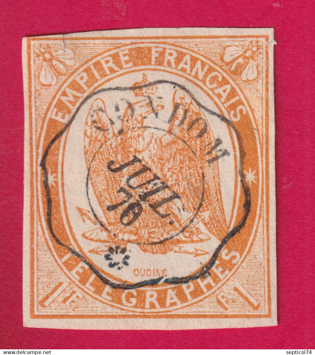 TIMBRE TELEGRAPHE N°3 CAD CONDOM GERS COTE 325€ TIMBRE BRIEFMARKEN STAMP FRANCE - Telegraph And Telephone