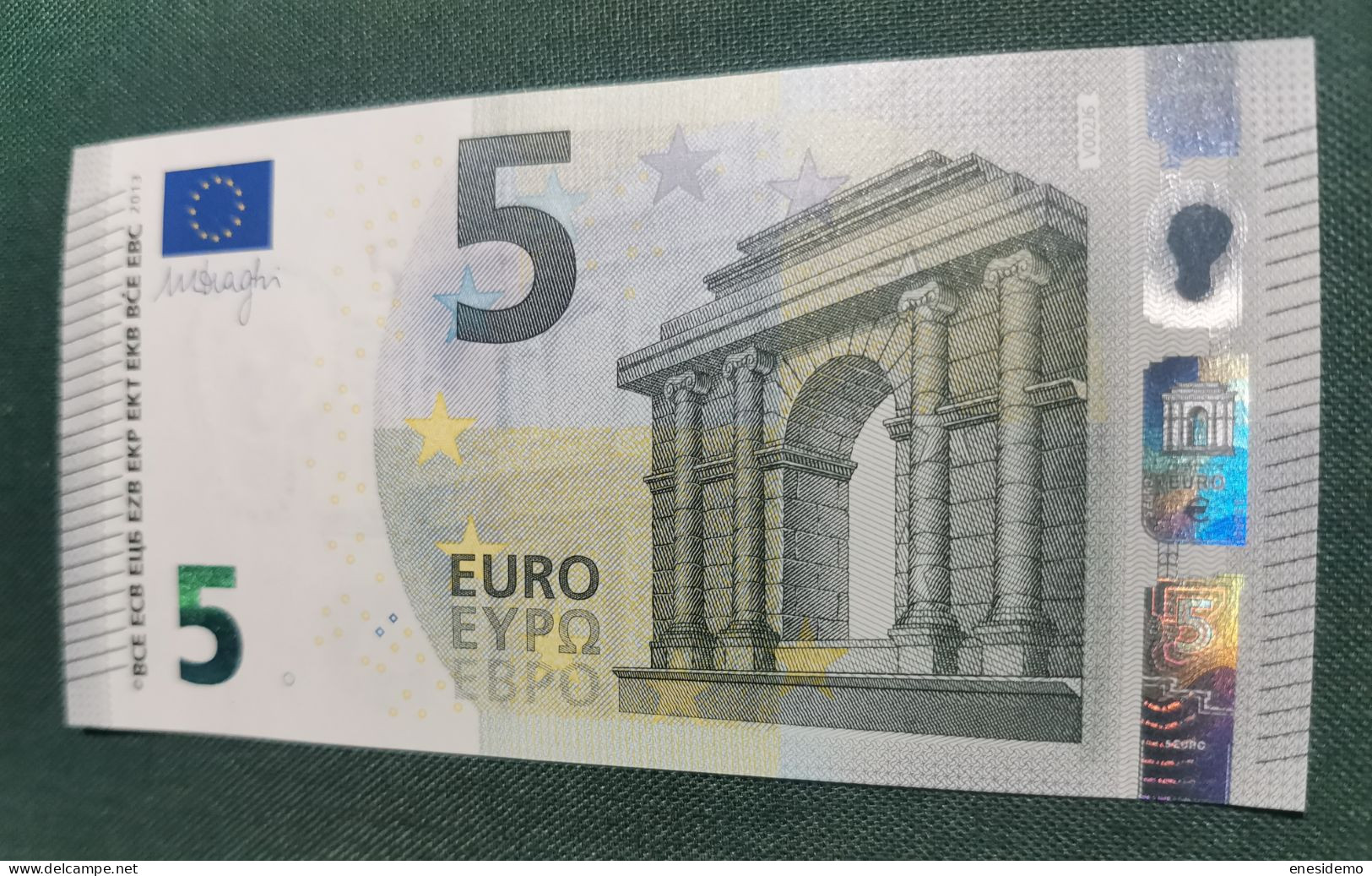 5 EURO SPAIN 2013 DRAGHI V002J6 LAST POSITION SC FDS UNCIRCULATED  PERFECT - 5 Euro