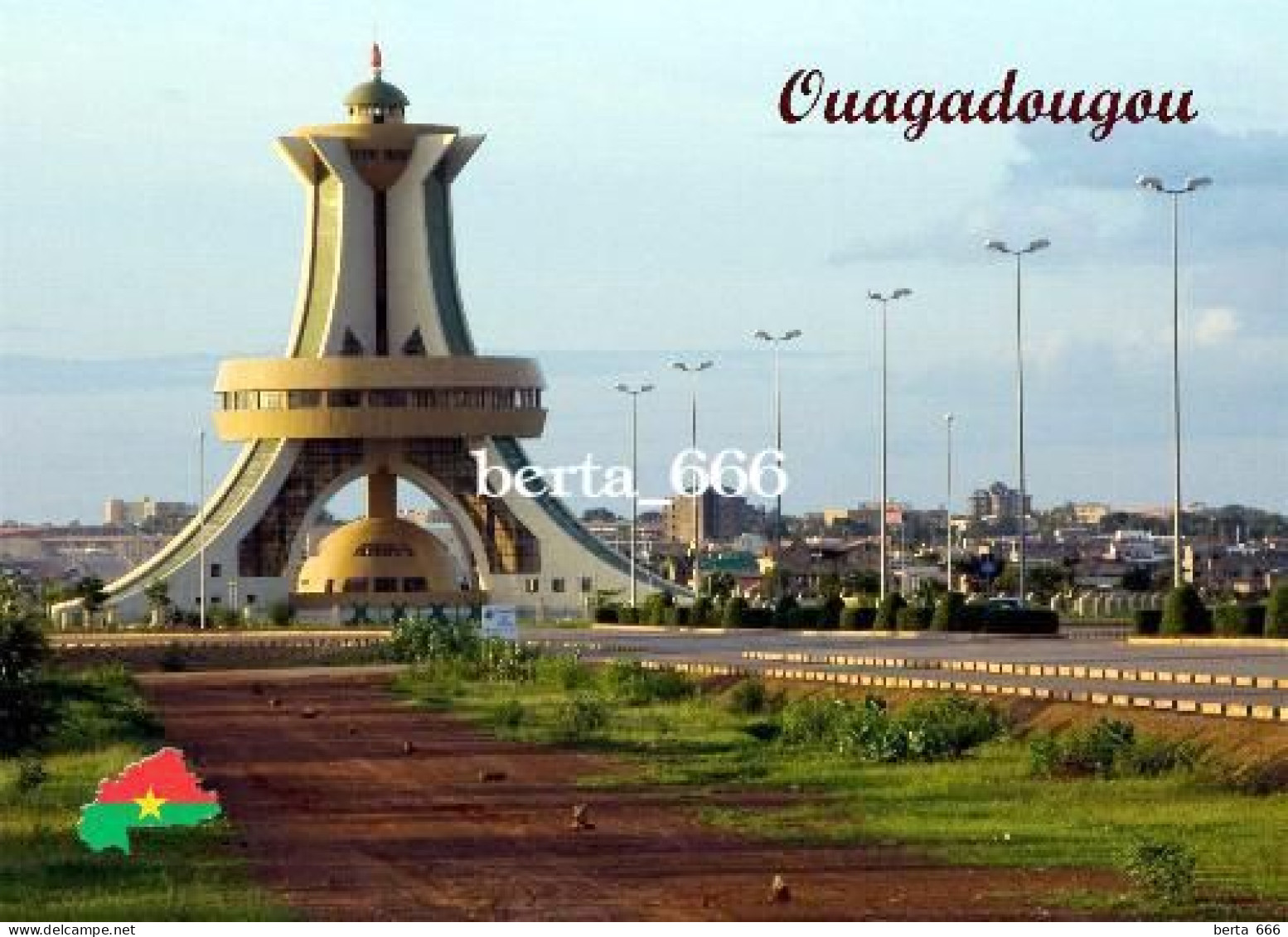 Burkina Faso Ouagadougou National Heroes Monument New Postcard - Burkina Faso