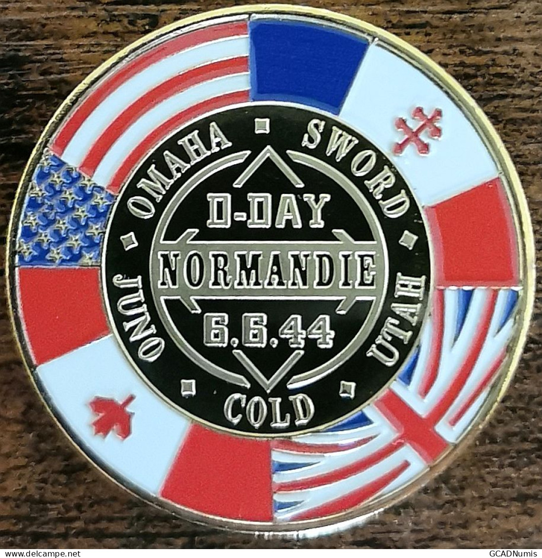 Médaille Arromanches  D-DAY Débarquement 6 Juin 1944 Normandie  Ø41mm - Altri & Non Classificati