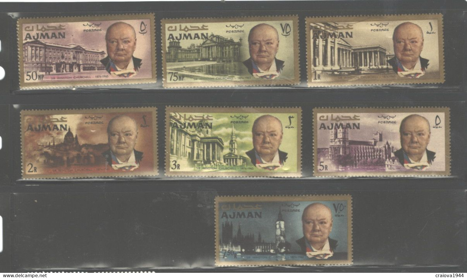 AJMAN 1965 "Sir WINSTON CHURCHILL" 1874-1965 MH - Ajman