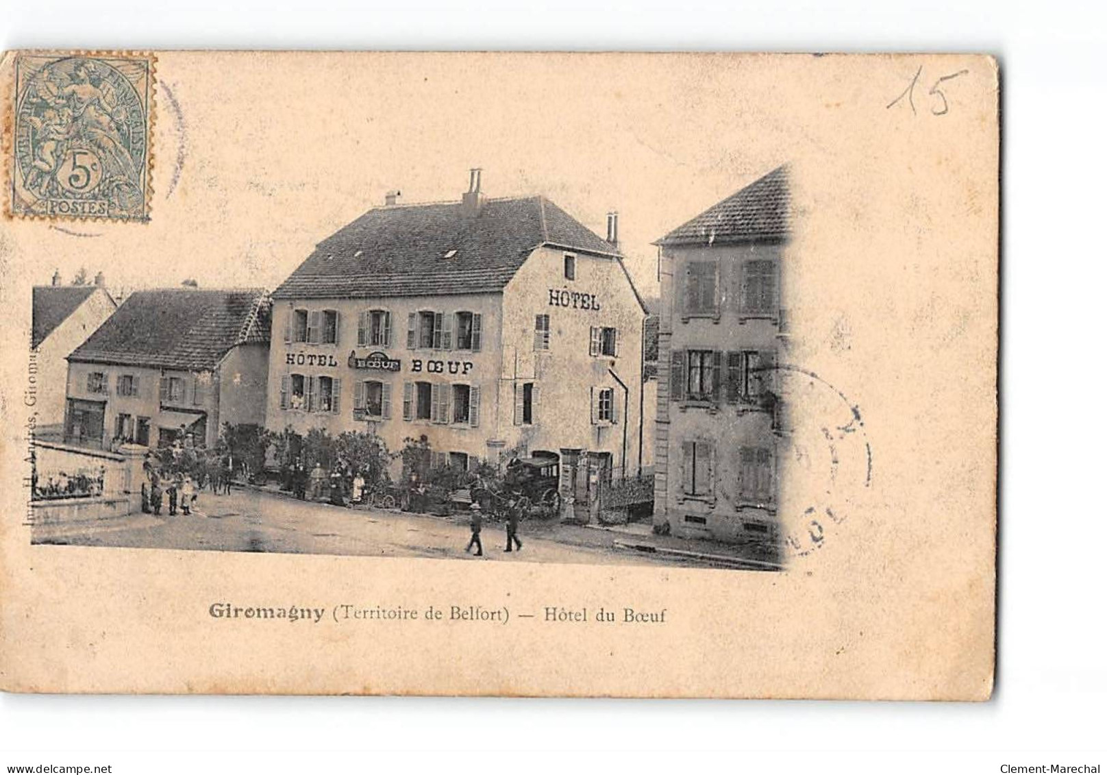 GIROMAGNY - Hôtel Du Boeuf - état - Giromagny