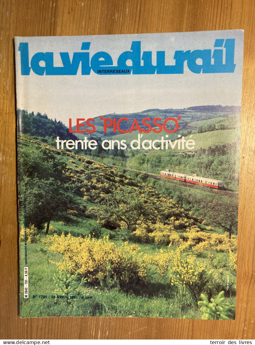 Vie Du Rail 1981 1791 FONTENAY LE COMTE CHANTONNAY BREUIL BARRET BENET MARNAY BULLY LES MINES GRNEAY GUINGAMP BANNES COU - Trains