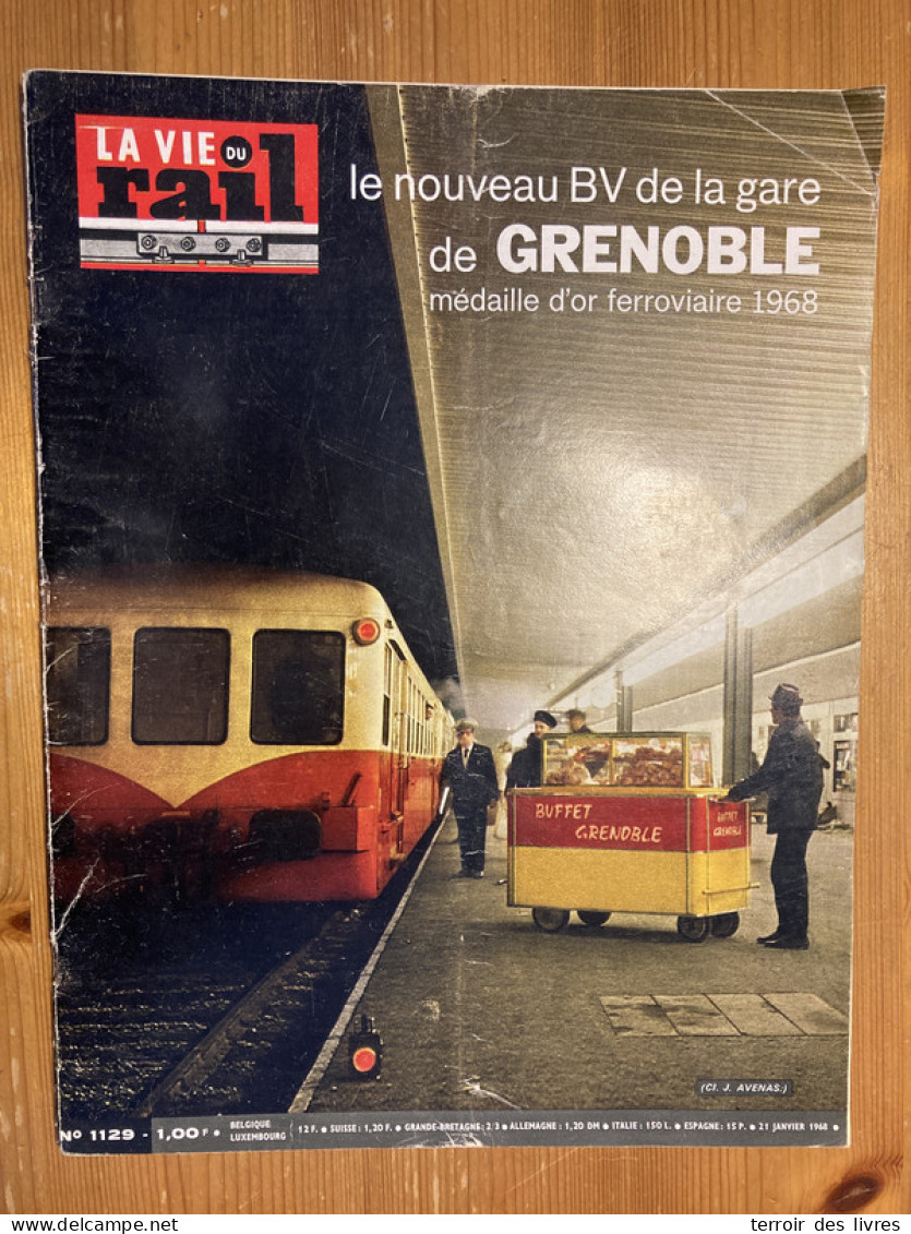 Vie Du Rail 1968 1129 Grenoble JO 68 Olympic Games YVETOT BOLBEC LE HAVRE ROUEN TANCARVILLE - Trains