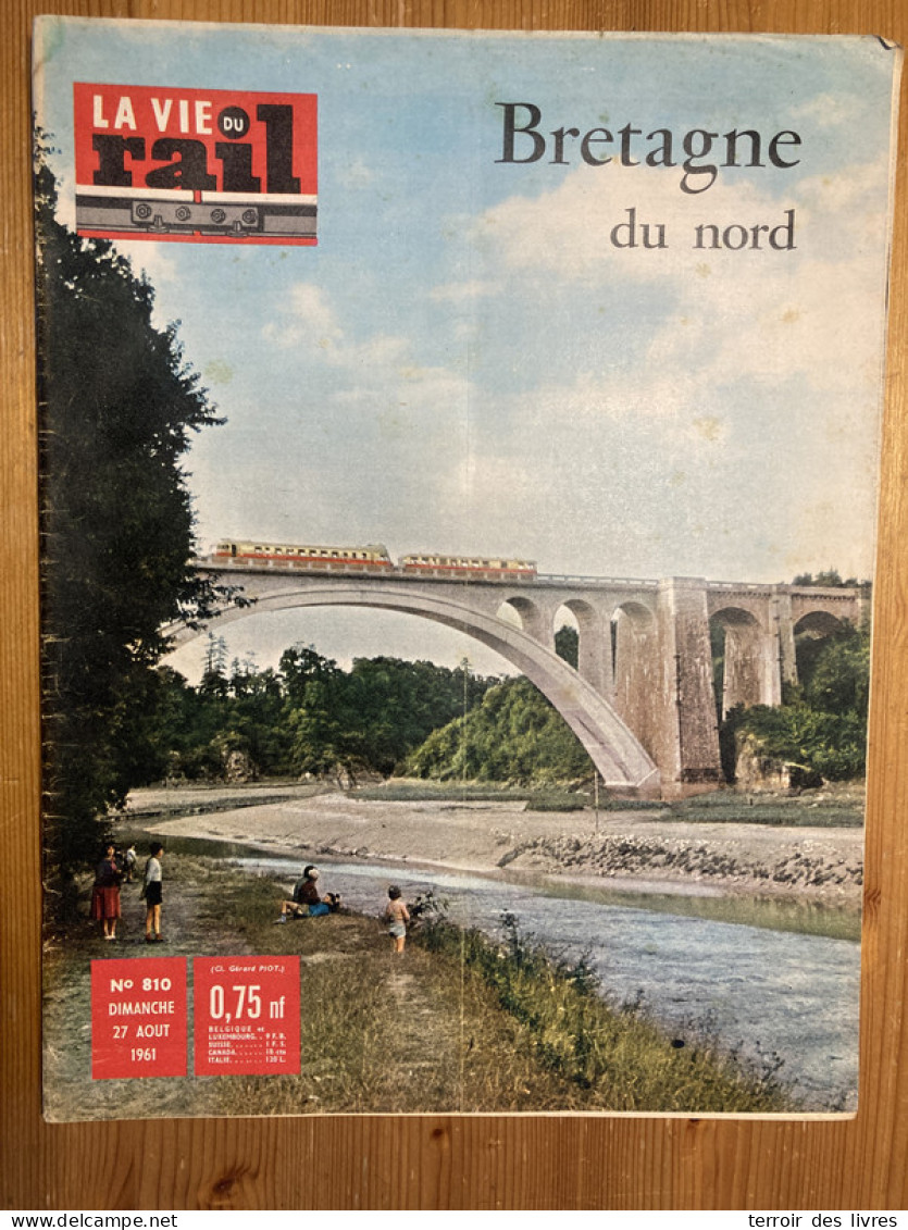 Vie Du Rail 1961 810 GUIMILLIAU LOUDEAC LANDIVISIAU DOL LOCQUIREC VATAN PAUDY - Eisenbahnen & Bahnwesen