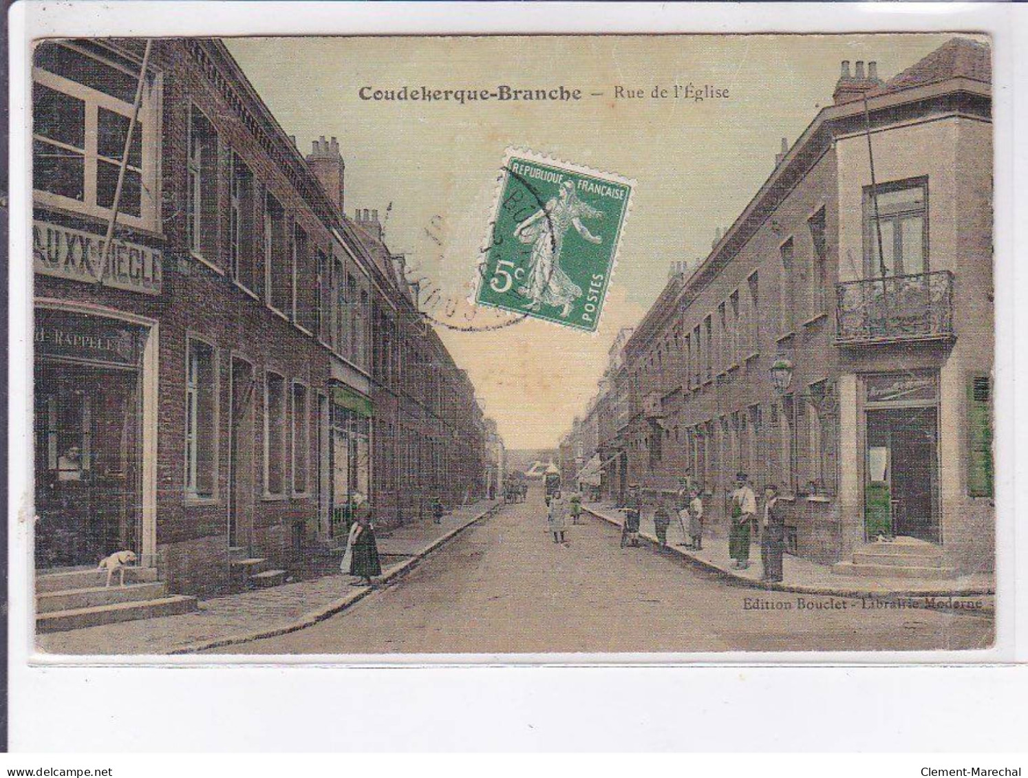 COUDEKERQUE-BRANCHE: Rue De L'église - état - Coudekerque Branche