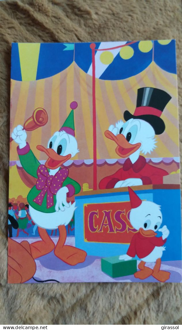 CPM WALT DISNEY PICSOU DONALD ET RIRI OU LOLOU OU FIFI A LA FOIRE CASSE TOUT ED PALPHOT 3344 - Altri & Non Classificati