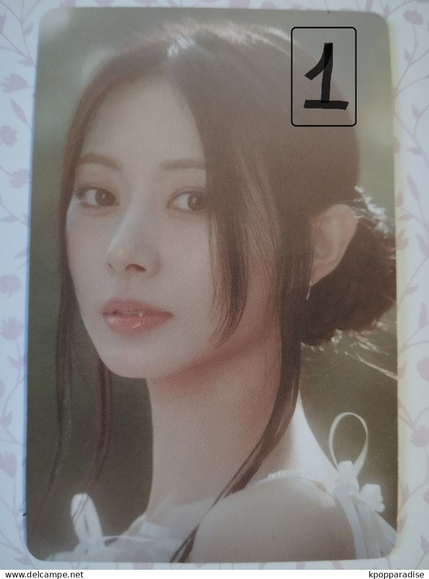 Photocard K POP Au Choix  TWICE I Got You Tzuyu - Varia