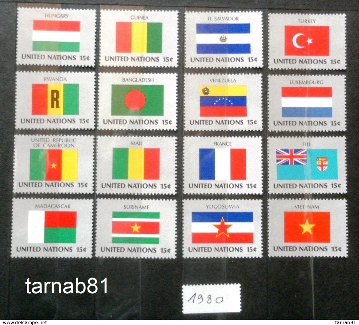 Flaggen Flag Drapeau 1980 1981 1982 1983 1984 1985 1986 1987 1988 1989 1997 1998 1999 2001 2007 2013 2014 2017 2018 2020 - Stamps
