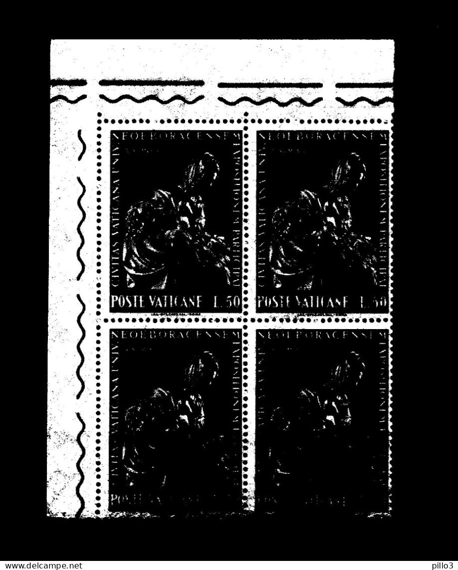 VATICANO :  Esposizione Universale Di New York  4 Val. In Quartina  MNH**  Del 22.04.1964 - Unused Stamps