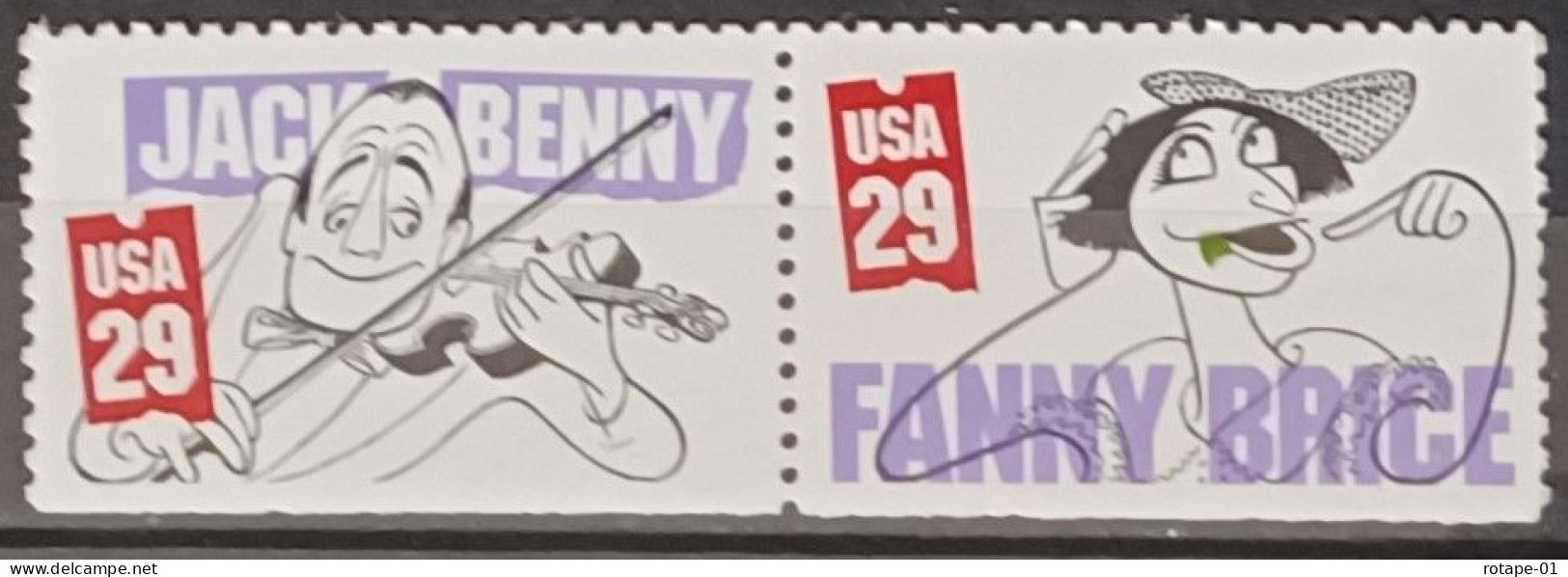 USA  1991,  YT N°1969-70  **,  Cote YT 4€ - Unused Stamps