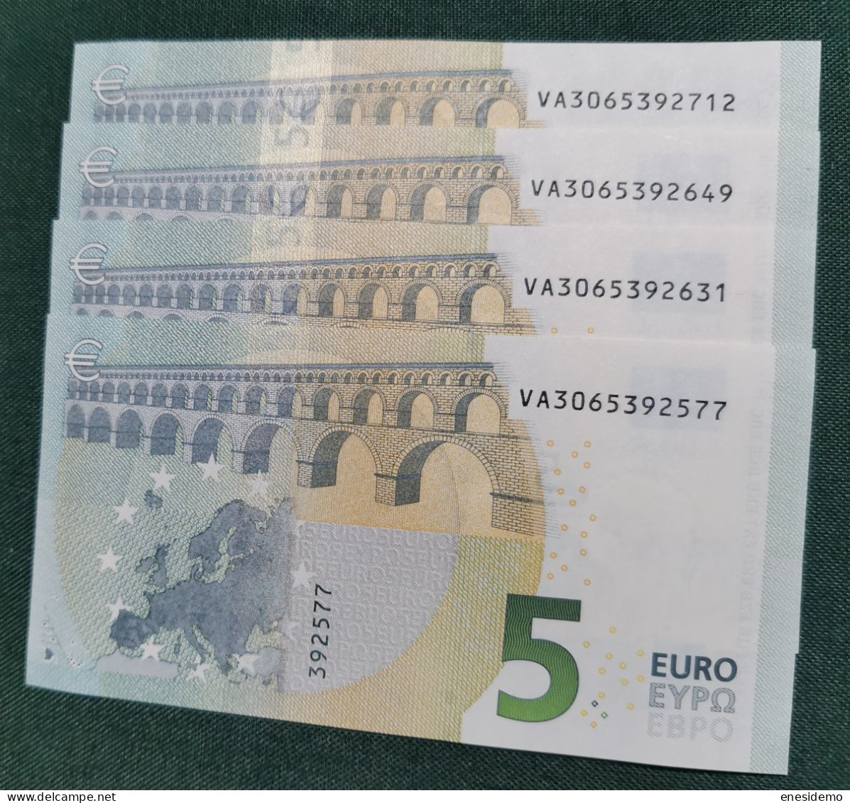 5 EURO SPAIN 2013 DRAGHI V002A1 VA FIRST POSITION SC FDS UNCIRCULATED  PERFECT