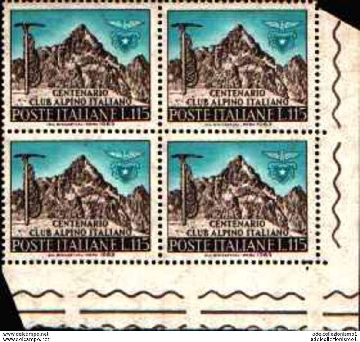 74188) ITALIA LOTTO QUARTINE ANNO 1963 MNH** VEDI FOTO