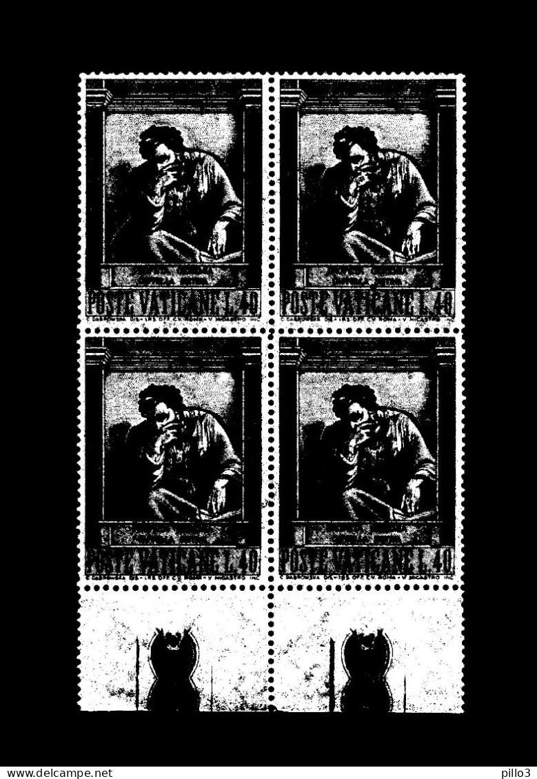 VATICANO :  Michelangelo Buonarroti  5 Val. In Quartina  MNH**  Del 16.06.1964 - Ungebraucht