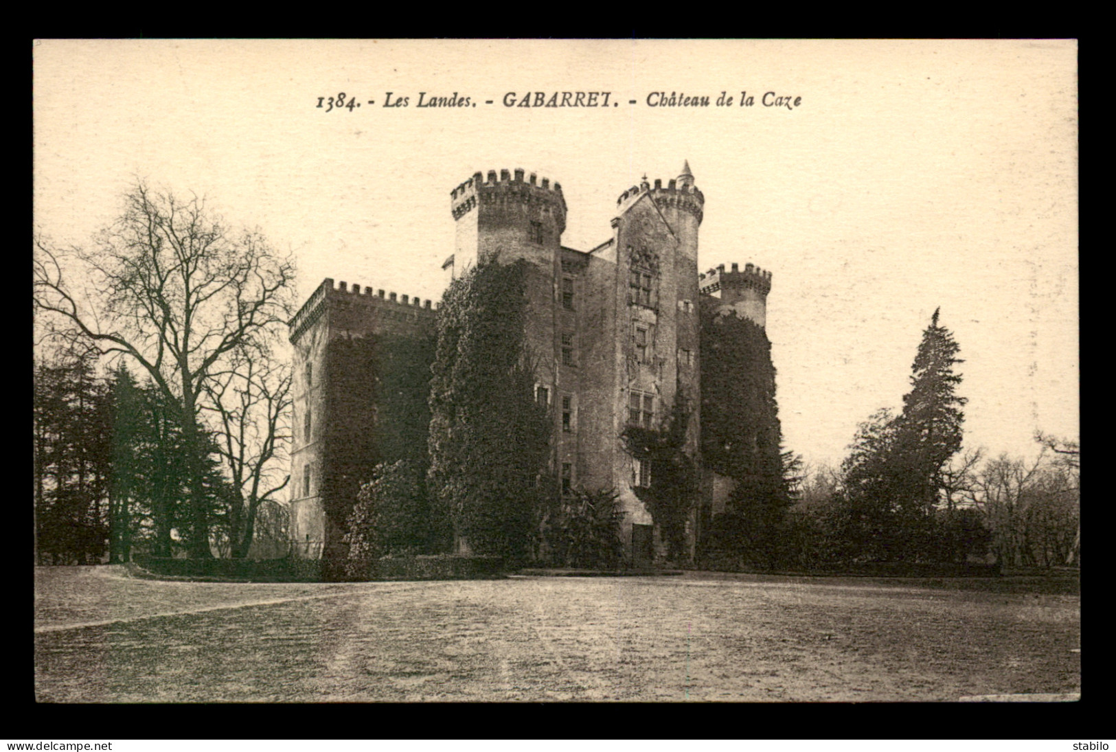 40 - GABARRET - CHATEAU DE LA CAZE - Gabarret