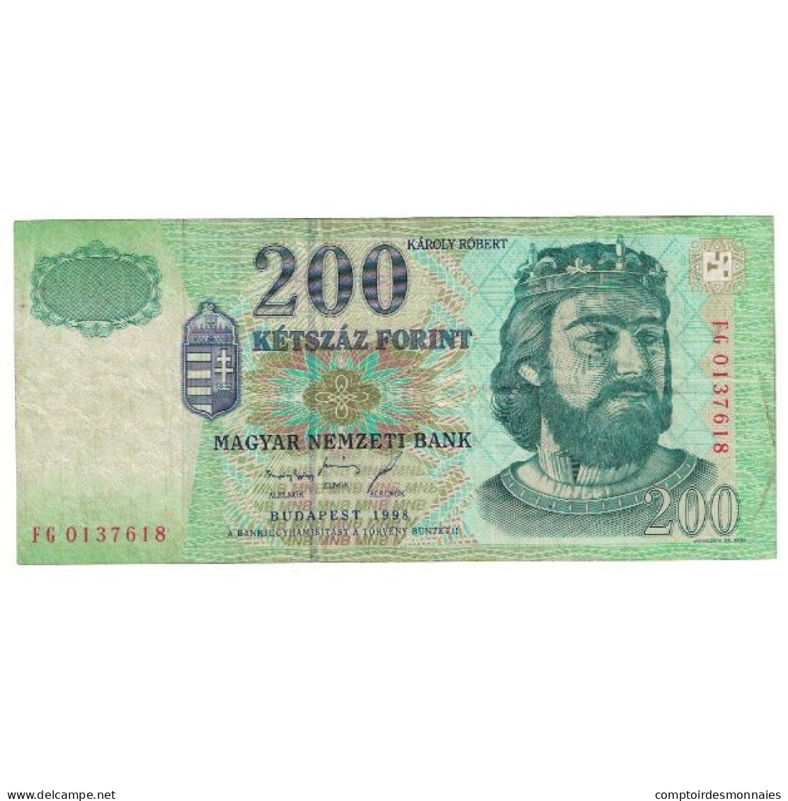 Billet, Hongrie, 200 Forint, 1998, KM:178a, TTB+ - Hungary