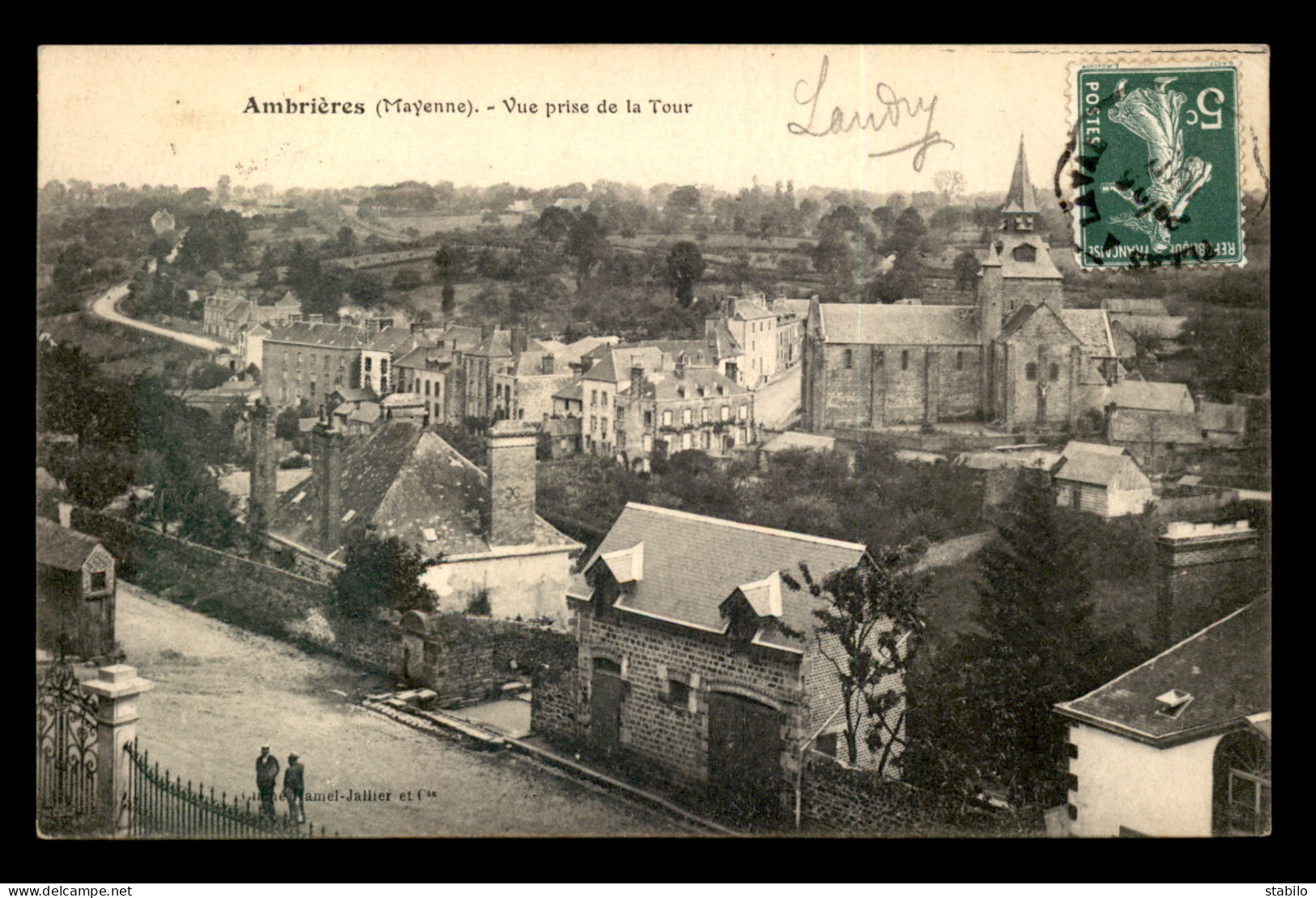 53 - AMBIERES - VUE PRISE DE LA TOUR - Ambrieres Les Vallees