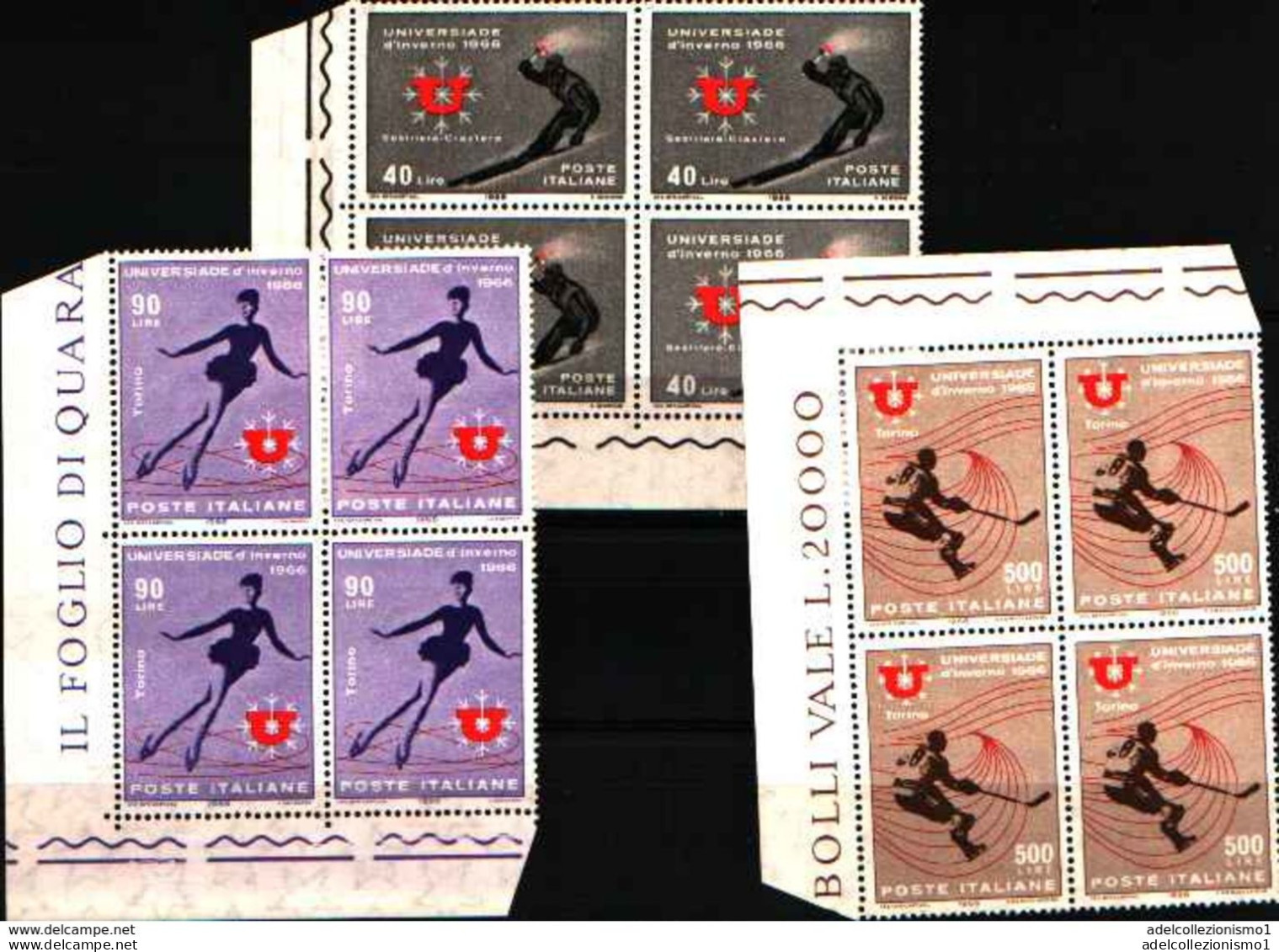 74190) ITALIA LOTTO QUARTINE MNH** VEDI FOTO - 1961-70: Mint/hinged