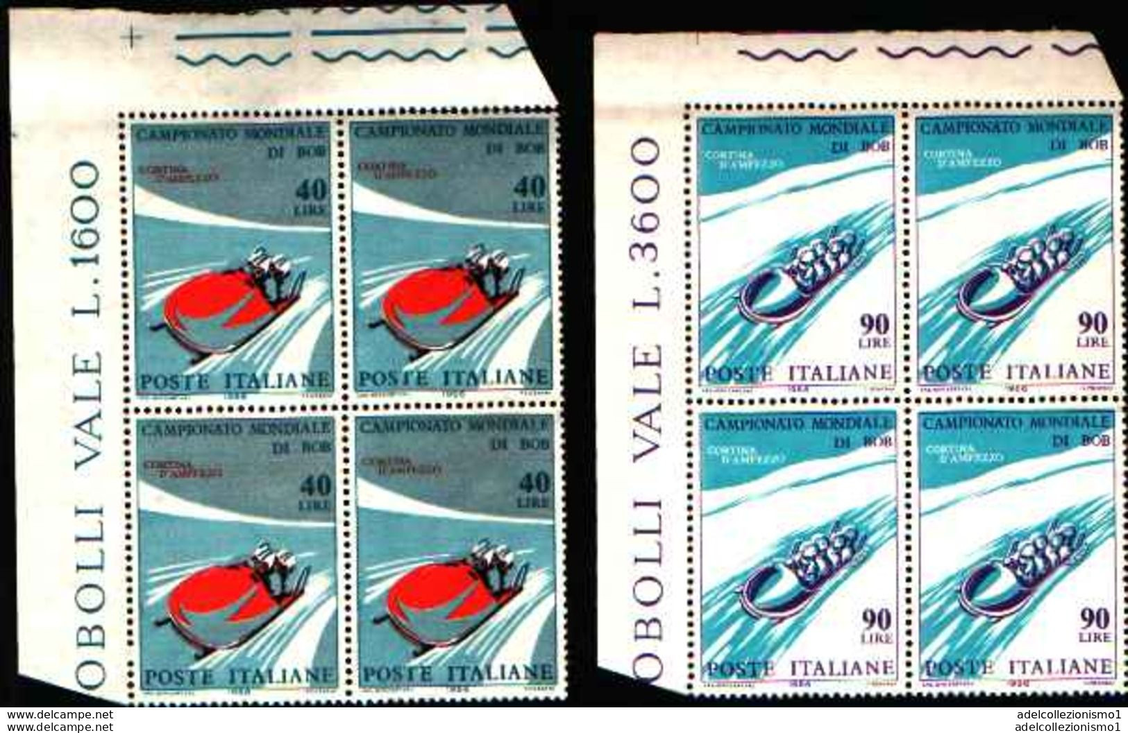 74190) ITALIA LOTTO QUARTINE MNH** VEDI FOTO - 1961-70: Mint/hinged