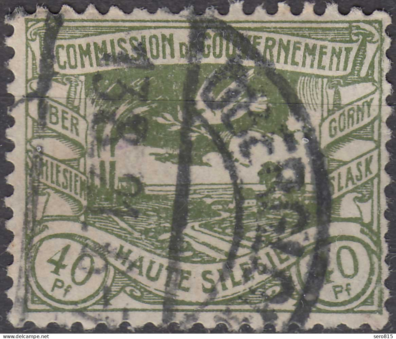 Oberschlesien - Upper Silesia Mi. 21 - 40 Pfennig Gebraucht Used 1920   (70241 - Slesia