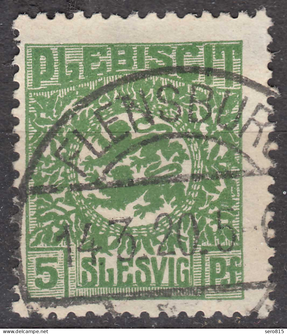 Abstimmungsgebiete Schleswig-Slesvig Mi.2 – 5 Pfg. Gebraucht Used 1920   (70250 - Schleswig