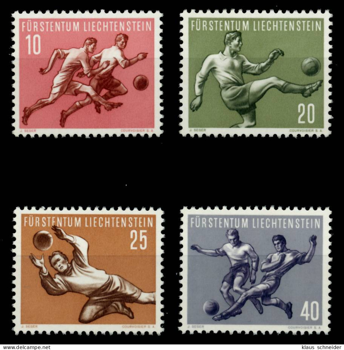 LIECHTENSTEIN 1954 Nr 322-325 Postfrisch X6A8CBA - Nuovi