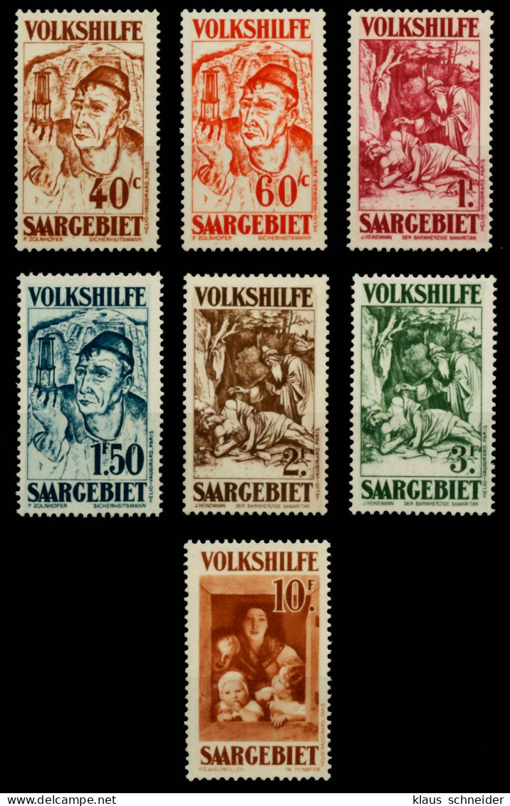SAARGEBIET 1931 Nr 144-150 Postfrisch X6ACC62 - Neufs