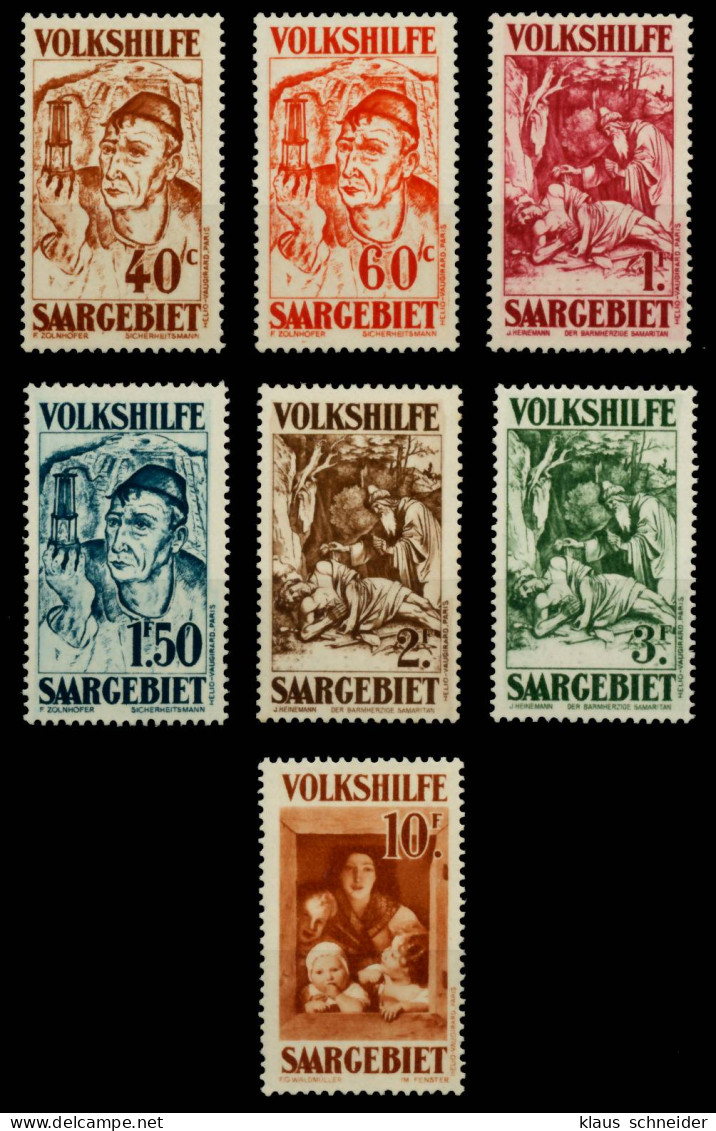 SAARGEBIET 1931 Nr 144-150 Postfrisch X6ACC62 - Nuovi