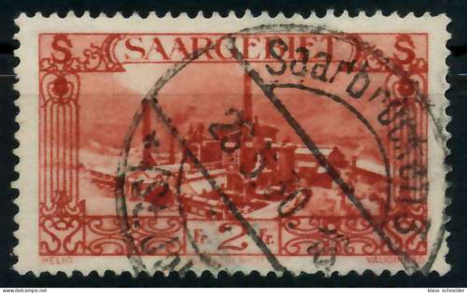 SAARGEBIET 1926 Nr 119 Gestempelt X795282 - Oblitérés