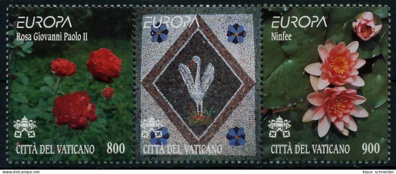 VATIKAN 1999 Nr 1277 Und ZF 1278 Postfrisch 3ER STR S0155B6 - Unused Stamps