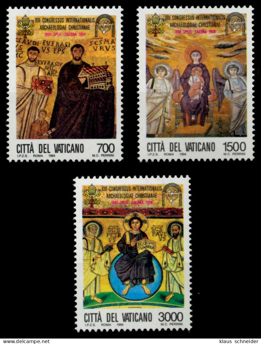 VATIKAN 1994 Nr 1124-1126 Postfrisch S015FCE - Unused Stamps