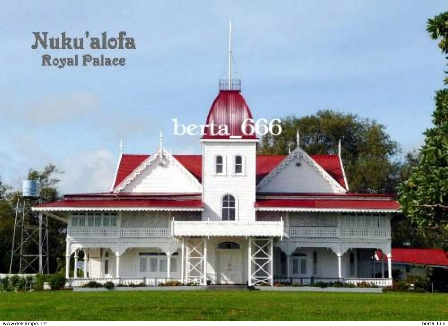 Tonga Nukualofa Royal Palace New Postcard - Tonga