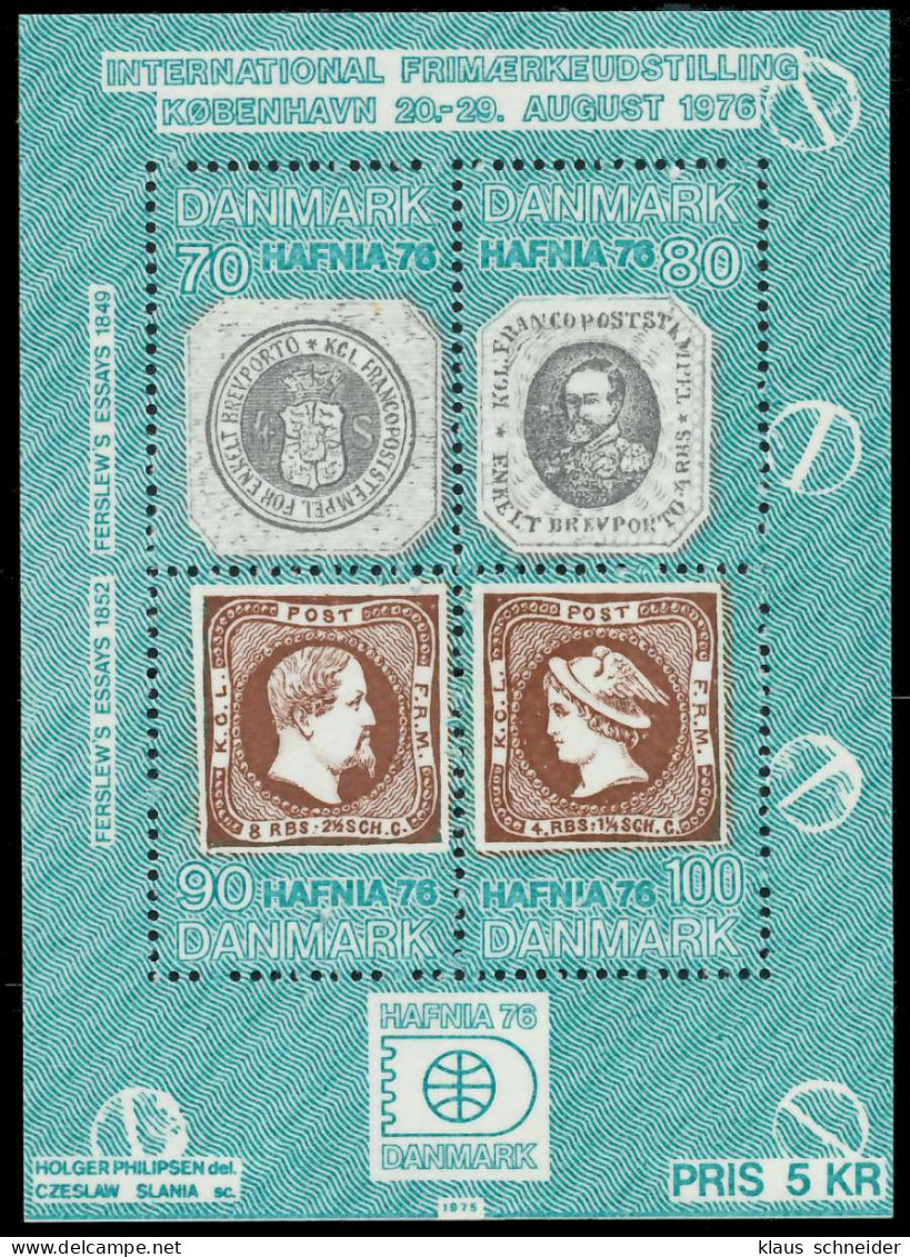 DÄNEMARK Block 1 Postfrisch S01968E - Blocks & Sheetlets